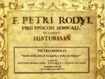 Storia di Senigallia di Pietro Ridolfi
