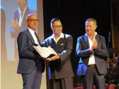Angelo Di Liberto premiato a la 19^ Notte dell'Orgoglio Marchigiano