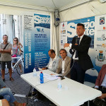 Tappa a Senigallia del punto di informazione "Spazio Salute"