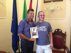 Alessandro Ciceri ricevuto in Comune dal sindaco di Senigallia