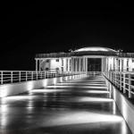 Senigallia in B/N: la Rotonda di notte - Foto di Daniele Manocchi