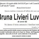 Il manifesto funebre con lo sfogo verso la Sacelit di Senigallia