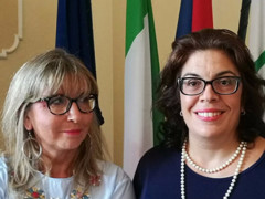Stefania Martinangeli ed Elisabetta Palma
