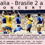Italia - Brasile 2 a 2 - concerto a La Sinistra in Festa 2017