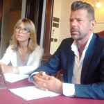 Simonetta Bucari e Maurizio Mangialardi alla conferenza stampa di presentazione dell'anno scolastico 2017/2018