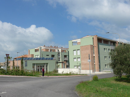 Gli alloggi popolari in via Guercino alla Cesanella di Senigallia
