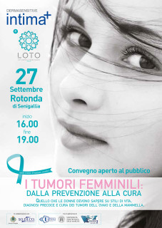 Convegno sui tumori femminili: dalla prevenzione alla cura - locandina