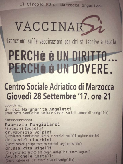 Manifesto Vaccini