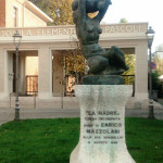 lavori di manutenzione del selciato in piazza Saffi
