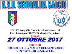 Convegno organizzato da A.S.D. Senigallia Calcio