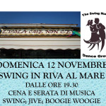 serata 12 novembre swing in riva al mare