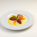 Battuta di manzo con crema di finocchi - ricetta di Daniela Cercamondi