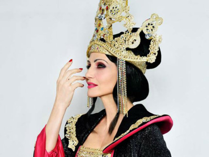 Lorella Cuccarini in La Regina di Ghiaccio