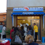 Inaugurazione della Pescheria Buba&Gump di Senigallia - Filippo accoglie i clienti