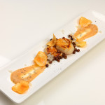 Cappasanta arrostita con crema di topinambur e roveglia - ricetta di Paolo Piaggesi