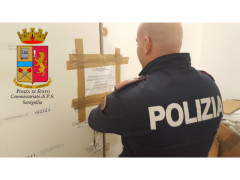 la polizia sequestra un laboratorio cinese