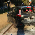 auto a fuoco in via Boccherini