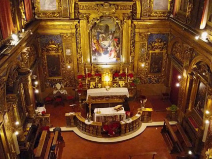 Chiesa della Croce a Senigallia: interno