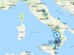 Febbraio 2018: ultimi terremoti registrati in Italia