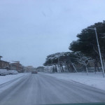 Neve in viale Leopardi
