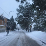 Stradone Misa innevato