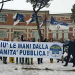 Flash mob in difesa della sanità pubblica