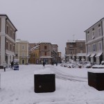 Neve a Senigallia - Piazza Saffi