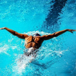 Nuoto, nuotatore, rana, piscina