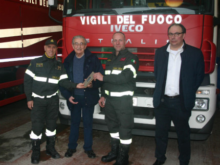 Giorgio Cecchini incontra i Vigili del Fuoco