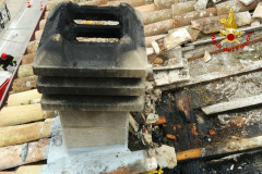 Incendio a Montemarciano