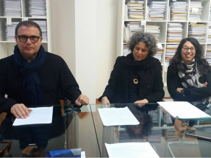 Corrado Canafoglia, Alberta Cardinali ed Elisa Pellegrini