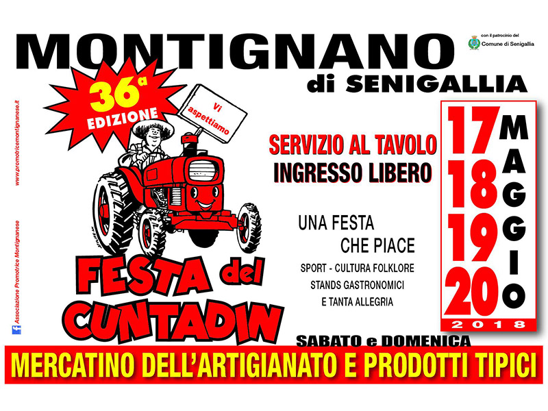 Festa del Cuntadin 2018 a Montignano di Senigallia