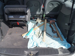 Oggetti da scasso sequestrati