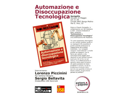 "Automazione e Disoccupazione Tecnologica"