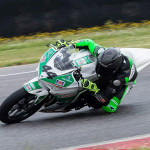Diego Goretti impegnato nel Campionato Italiano Velocità di motociclismo