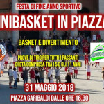 Festa del Minibasket in Piazza Garibaldi