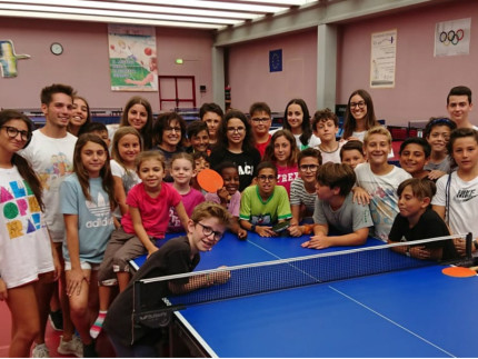 I giovani della parrocchia della pace al Centro Olimpico