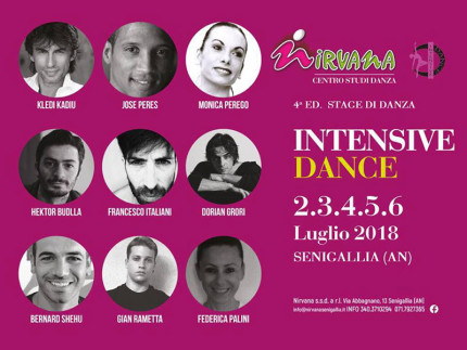 4° Stage Internazionale Intensive Dance al Nirvana di Senigallia