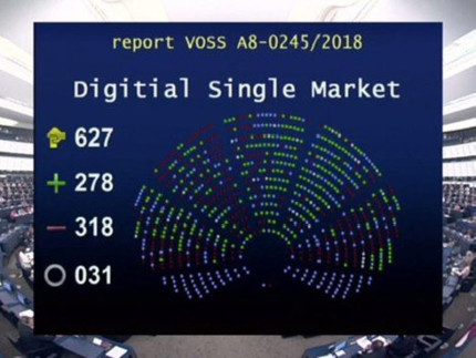 Il voto del Parlamento UE contro la riforma del copyright