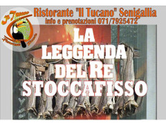 La leggenda del re stoccafisso - Cena al ristorante pizzeria Il Tucano di Senigallia