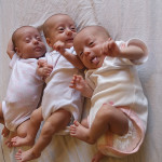Le gemelle Verdini: Ludovica, Giada e Arianna
