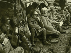 Soldati della Prima Guerra Mondiale al fronte