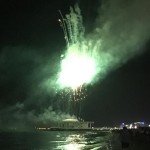 Fuochi durante la Notte della Rotonda