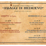 Assaggi di Medioevo - Conferenze alla Festa Castellana a Scapezzano di Senigallia 2018