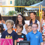 I ragazzi della scuola montessoriana di Scapezzano di Senigallia alla Festa del Rione Porto