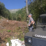 Carabinieri Forestali all'Infernaccio di Montefortino