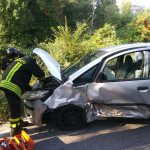 Auto coinvolte nell'incidente su strada della Bruciata: intervento dei Carabinieri