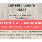 "Di fonte al passaggio" a Trecastelli