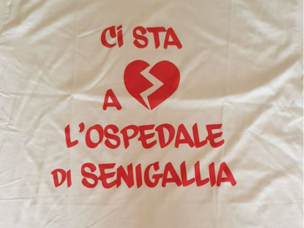 Maglietta pro-ospedale di Senigallia