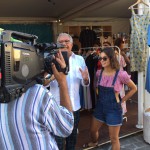 Paolo Notari e la troupe di Estate in Diretta al Summer Jamboree